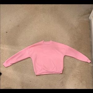 Bubblegum Mock Neck Sweater